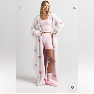 NWT SKIMS Cozy Knit Unisex Robe